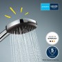 GROHE Vitalio Comfort 110 Handbrause mit 3 Strahlarten - technische Ansicht