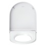 Duravit Universal WC-Sitz D-shaped mit Absenkautomatik - technische Ansicht