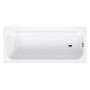 Baignoire rectangulaire Duravit Qatego 160 x 70 cm, version encastrée