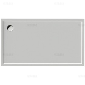 Receveur de douche rectangulaire Duravit Starck Slimline 160 x 90 cm avec Antidérapant