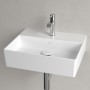 Villeroy & Boch Memento 2.0 Waschtisch mit 1 Hahnloch, ohne Überlauf