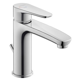 Duravit B.1 Einhebel-Waschtischmischer M FreshStart und MinusFlow, mit Zugstangen-Ablaufgarnitur