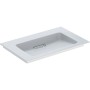 Geberit ONE Möbelwaschtisch 75 cm, Abgang horizontal, ohne Hahnloch, ohne Überlauf