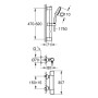 GROHE Precision Trend Thermostat-Brausebatterie 1/2" mit Brausegarnitur 60 cm - Produktansicht