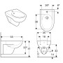 Geberit Renova Wand-Bidet - Detailansicht