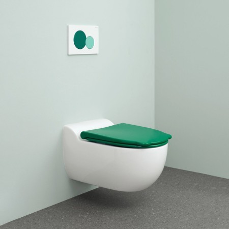 Geberit Bambini Wand-WC für Kinder, Tiefspüler, Rimfree