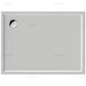 Receveur de douche rectangulaire Duravit Starck Slimline 120 x 90 cm avec Antidérapant