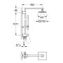 Sistema doccia GROHE Euphoria Cube con deviatore - vista dettagliata