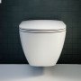 WC suspendu compact LAUFEN LUA, sans bride - vue détaillée