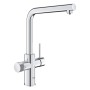 Rubinetto monocomando GROHE Blue Pure Minta con funzione di filtraggio