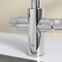 Rubinetto monocomando GROHE Blue Pure Minta con funzione di filtraggio - vista tecnica