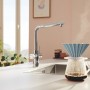 Rubinetto monocomando GROHE Blue Pure Minta con funzione di filtraggio