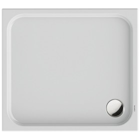 Receveur de douche rectangulaire Duravit D-Code 100 x 90 cm avec revêtement antidérapant