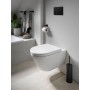 Duravit D-Code WC-Sitz, ohne Absenkautomatik, vormontierte Scharniere - Detailansicht