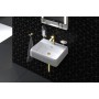 Duravit Qatego Waschtisch 60 x 47 cm, 1 Hahnloch, mit HygieneGlace - technische Ansicht