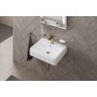 Duravit Qatego Waschtisch 60 x 47 cm, 1 Hahnloch, mit HygieneGlace - technische Ansicht