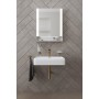 Duravit Qatego Waschtisch 60 x 47 cm, 1 Hahnloch, mit HygieneGlace - Detailansicht