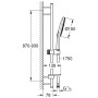 GROHE Rainshower SmartActive 150 Brausestangenset, 3 Strahlarten, Brausestange 90 cm - Detailansicht