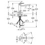 Rubinetto monocomando per lavello GROHE BauLoop, DN 15 - immagine prodotto