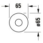 Duravit Circle Wanneneinlauf - Detailansicht