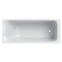 Baignoire rectangulaire Geberit Tawa, bord étroit 180 x 80 cm