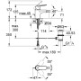 GROHE Eurosmart Cosmopolitan Einhand-Bidetarmatur - Detailansicht