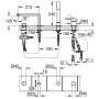 GROHE Lineare Neu 4-Loch Einhand-Wannenkombination - Detailansicht