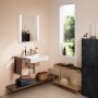hansgrohe Xanuia Q Waschtisch 550/480 mit Hahnloch und Überlauf - Detailansicht