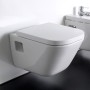 Roca The Gap Wand-WC, spülrandlos - technische Ansicht