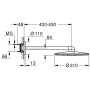 GROHE Rainshower SmartActive 310 Kopfbrauseset mit 2 Strahlarten und Wandanschluss - Detailansicht