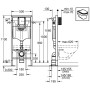 GROHE Rapid SL für Wand-WC - Detailansicht