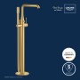 GROHE Essence Neu Einhand-Wannenbatterie freistehend - technische Ansicht