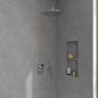 Villeroy & Boch Universal Taps & Fittings Unterputz-Thermostat-Set inkl. Regenbrause und Handbrause - technische Ansicht