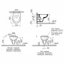 VitrA S20 Wand-WC Compact VitrA Flush 2.0, Tiefspüler ohne Spülrand, mit Bidetfunkion - Detailansicht