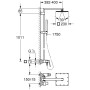 GROHE Euphoria Cube XXL Duschsystem 230 mit Einhandmischer für Wandmontage - Detailansicht