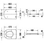 Duravit D-Code WC-Sitz, ohne Absenkautomatik - Produktansicht