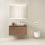 Geberit ONE Aufsatzwaschtisch Schalenform, 1 Hahnloch, ohne Überlauf, Abgang horizontal - Produktansicht