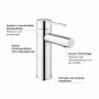 GROHE Essence Neu Einhand Waschtischbatterie S-Size ohne Ablaufgarnitur - technische Ansicht