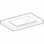 Geberit iCon Light Waschtisch 75 cm mit Ablagefläche, ohne Hahnloch, ohne Überlauf - Detailansicht