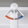 Duravit D-Neo Einhebel-Waschtischmischer M ohne Zugstange - technische Ansicht
