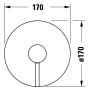 Duravit Circle Einhebel-Brausemischer Unterputz - Detailansicht
