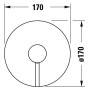 Duravit Circle Einhebel-Brausemischer Unterputz