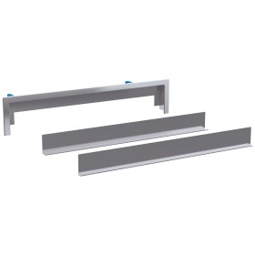 Ensemble de finition Geberit pour évacuation murale carrelable, en plusieurs parties