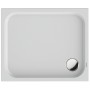 Receveur de douche rectangulaire Duravit D-Code 90 x 75 cm avec Antidérapant