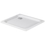Receveur de douche rectangulaire Duravit D-Code 90 x 75 cm avec Antidérapant - vue détaillée