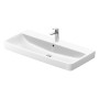 Duravit No. 1 Möbelwaschtisch 100 cm, mit 1 Hahnloch und Überlauf - Detailansicht