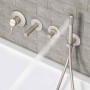 Support mural VitrA Origin pour flexible de douche - vue technique