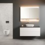 Geberit ONE Aufsatzwaschtisch Schalenform, ohne Hahnloch, ohne Überlauf, Abgang horizontal - Detailansicht