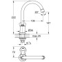 GROHE Costa Standventil, DN 15 - Detailansicht