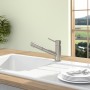 Villeroy & Boch Como Window-Shower Einhebel-Küchenarmatur, für Vorfenstermontage - technische Ansicht